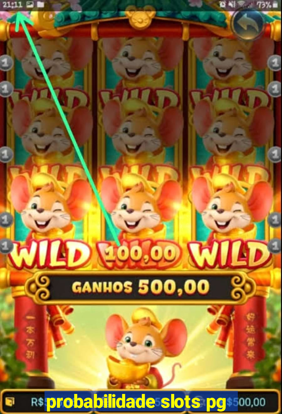 probabilidade slots pg